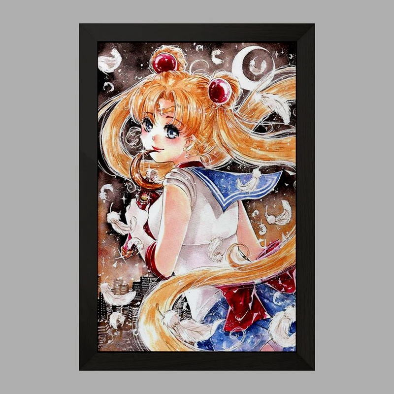 تابلو خندالو مدل اوساگی تسوکینو انیمه سیلور مون Sailor Moon  کد 17433