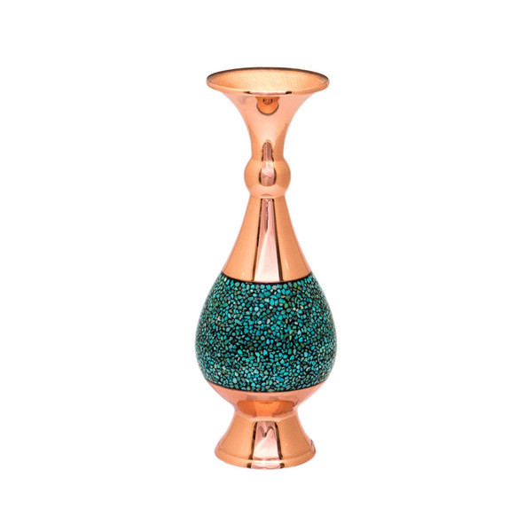 گلدان فیروزه کوبی مدل صراحی کد 16