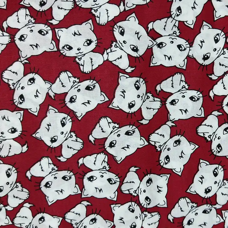 پارچه لباس طرح گربه 3