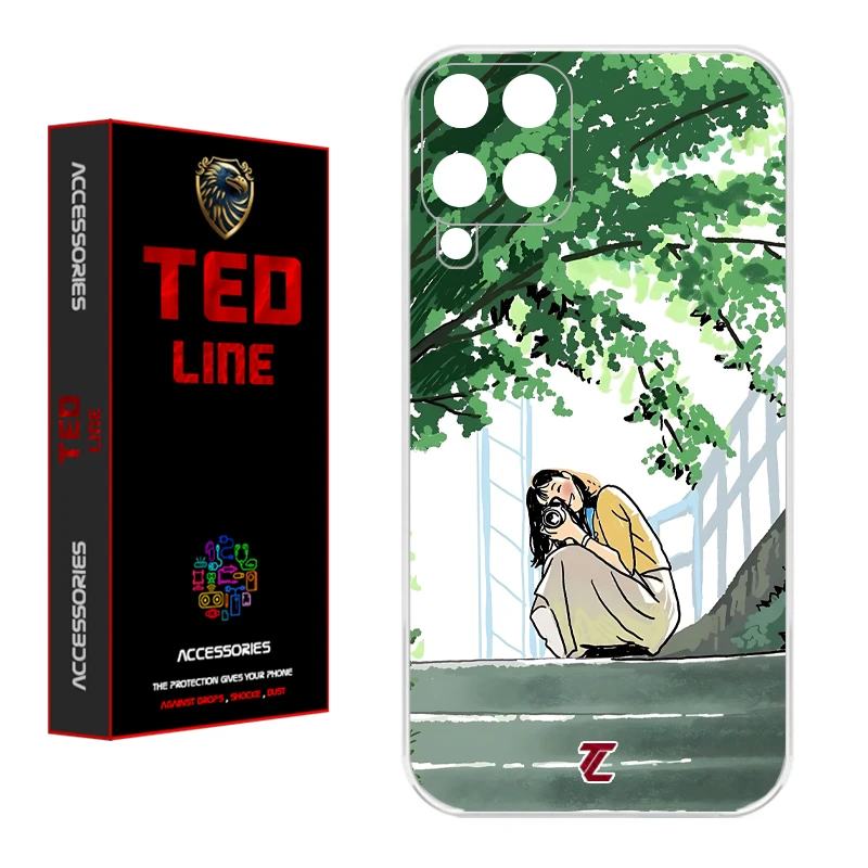 کاور تدلاین طرح دختر عکاس کد 1206 مناسب برای گوشی موبایل سامسونگ Galaxy A12 / M12 / F12