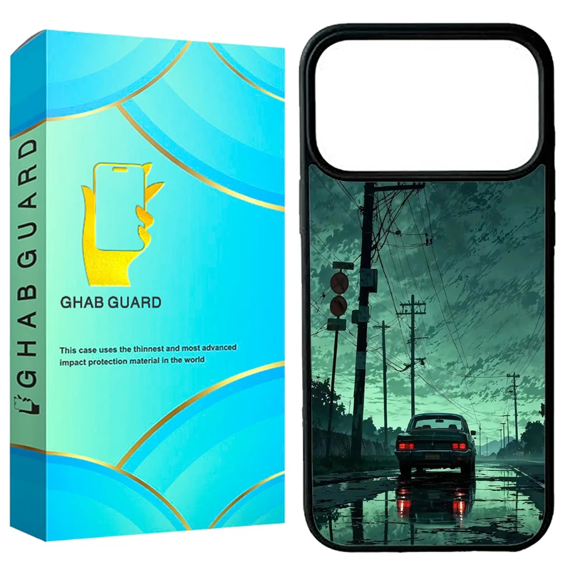 کاور قاب گارد طرح ماشین و جاده مدل G17PM مناسب برای گوشی موبایل اپل iPhone 17 Pro Max