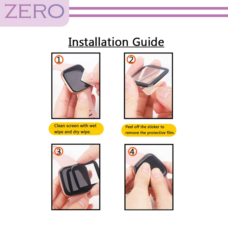 عکس شماره 6 : محافظ صفحه نمایش نانو زیرو مدل pmma-zr مناسب برای ساعت هوشمند شیائومی redmi watch 3-watch 3 active