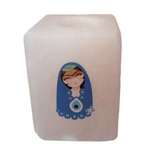 جاشمعی سنگ نمک طرح چشم زخم کد M02