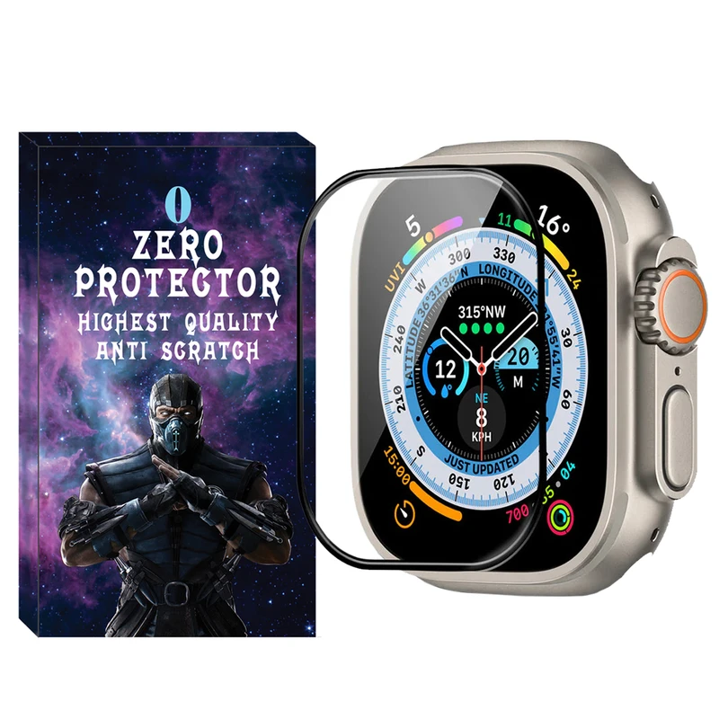 محافظ صفحه نمایش شیشه‌ای زیرو مدل SH-FULL-ZR مناسب برای ساعت هوشمند بلک تایم MX9 Ultra 2