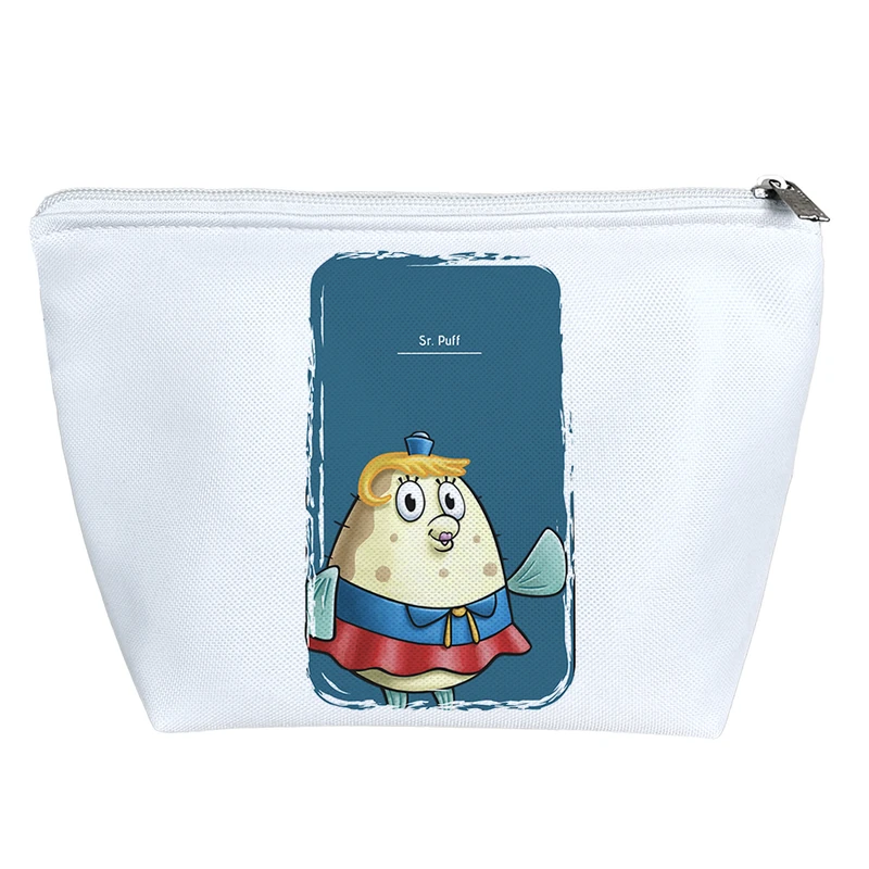 کیف لوازم آرایش دخترانه خندالو مدل باب اسفنجی کد 5753