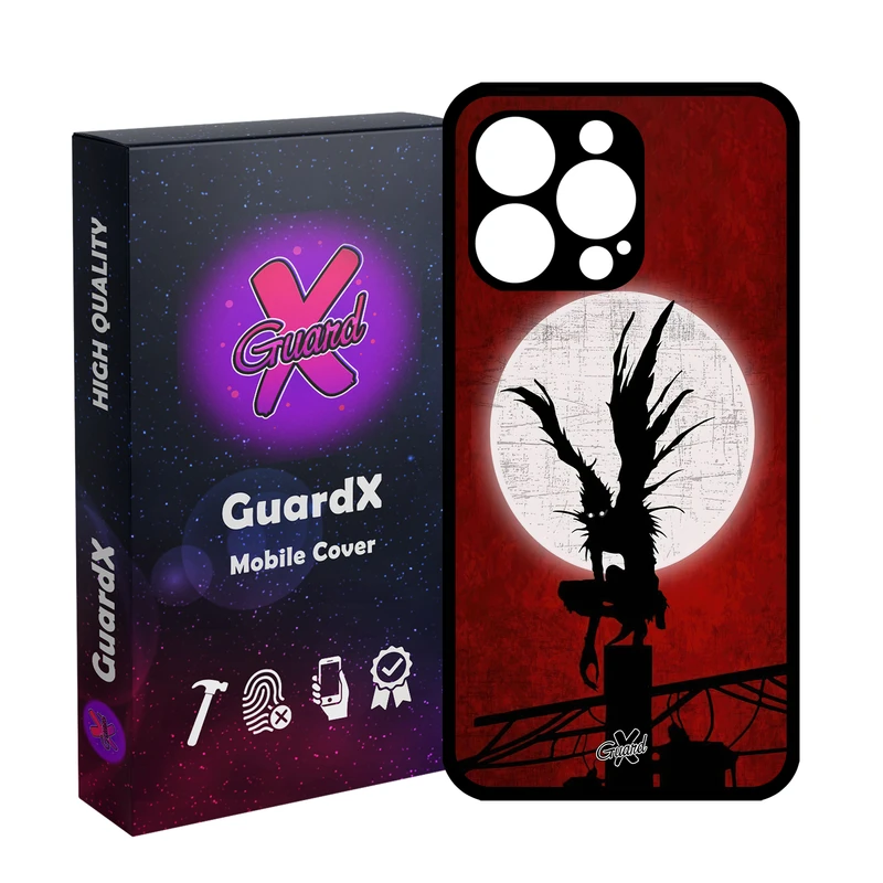 کاور گارد ایکس طرح دفترچه مرگ انیمه مدل Glass10556 مناسب برای گوشی موبایل اپل iPhone 13 Pro