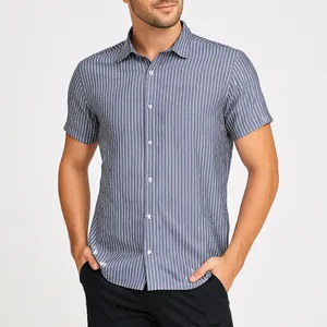 پیراهن آستین کوتاه یقه برگردان مردانه باینت مدل 2261798-59