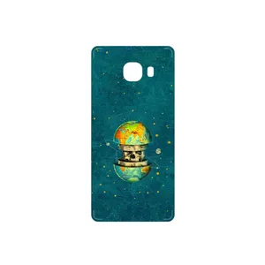 MAHOOT Collage of Earth Face Cover Sticker for Samsung Galaxy C5