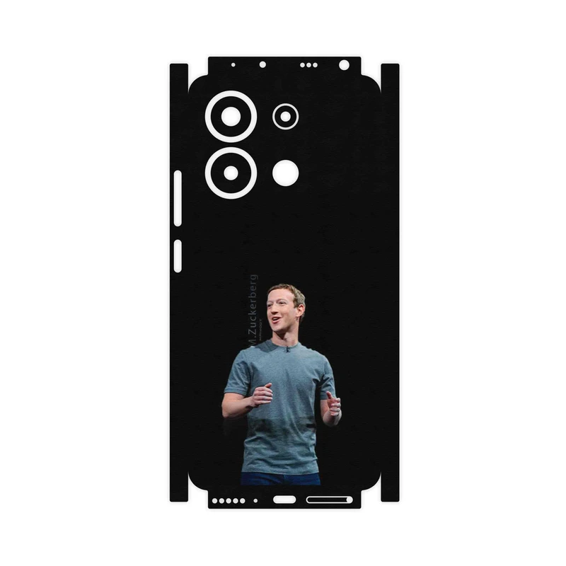 برچسب پوششی ماهوت مدل Mark_Zuckerberg-FullSkin مناسب برای گوشی موبایل شیائومی Redmi Note 13 4G