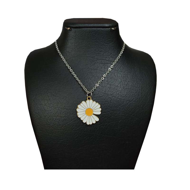 گردنبند دخترانه مدل بابونه