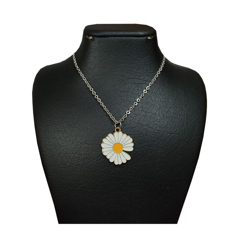 گردنبند دخترانه مدل بابونه