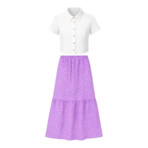 ست شومیز و دامن رسمی زنانه کد 200025