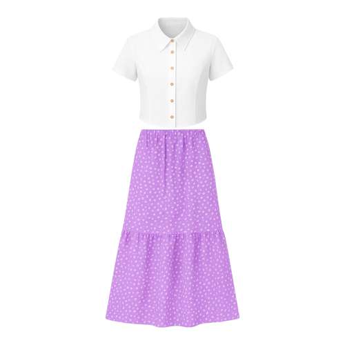 ست شومیز و دامن رسمی زنانه کد 200025