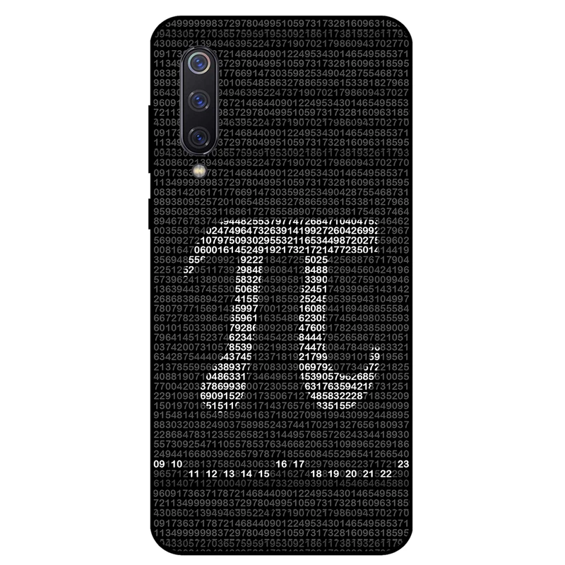 کاور مگافون طرح عدد پی مدل 7240 مناسب برای گوشی موبایل شیائومی Mi 9 SE