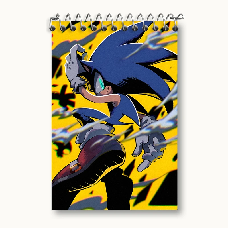 دفتر یادداشت 50 برگ خندالو طرح سونیک (Sonic) کد N4299