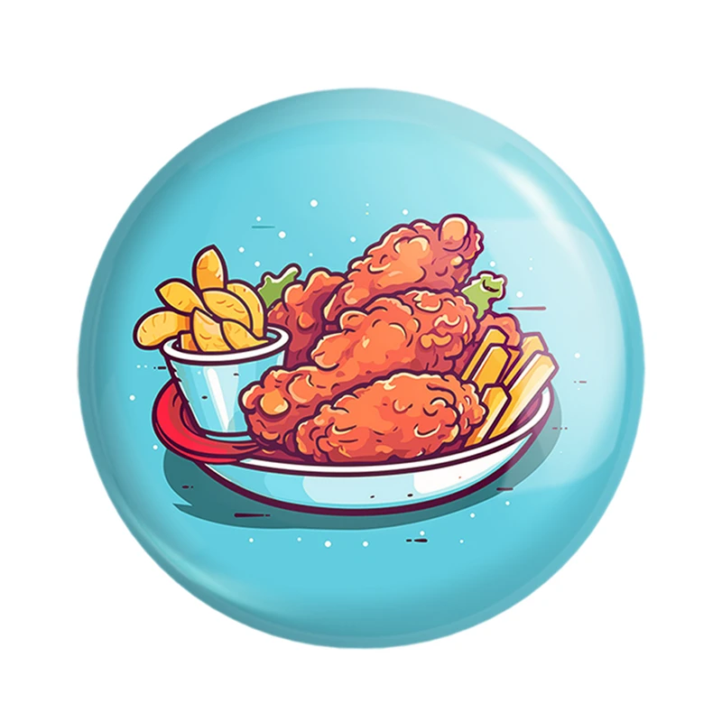 مگنت خندالو مدل فست فود (Fast Food) کد 36577