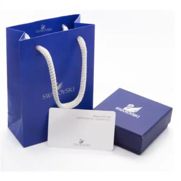 گردنبند نقره زنانه سواروسکی مدل ماه و ستاره کد 3270