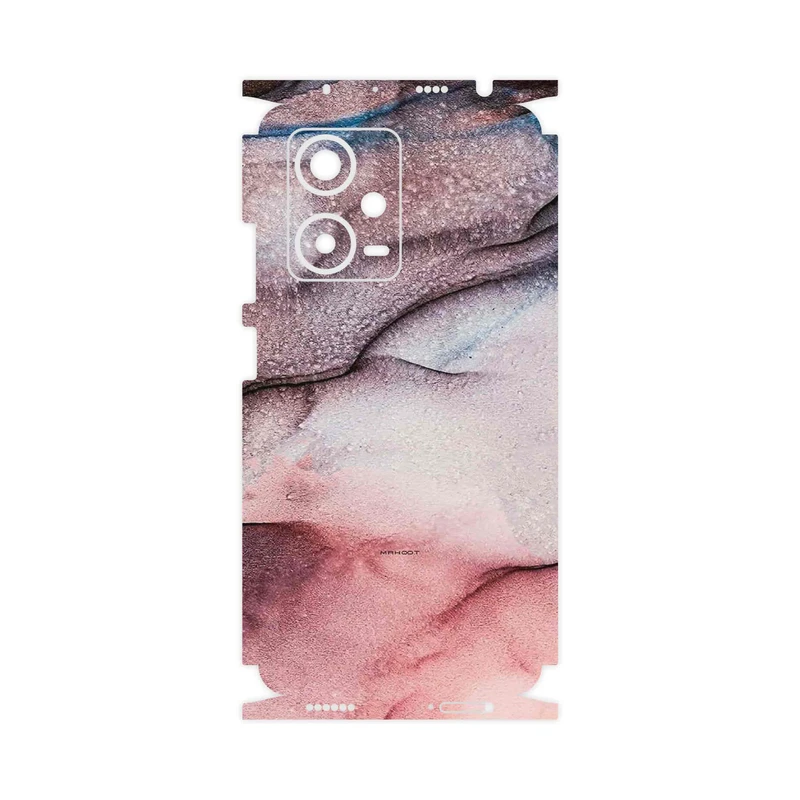 برچسب پوششی ماهوت مدل Smoky pink marble-FullSkin مناسب برای گوشی موبایل شیائومی Redmi Note 12 Pro Plus