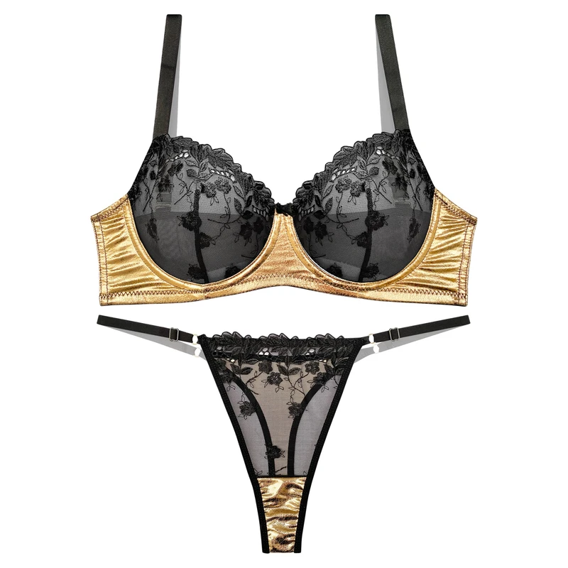 ست شورت و سوتین زنانه مدل نخی بدون جک هارنس کد 104رنگ سفید