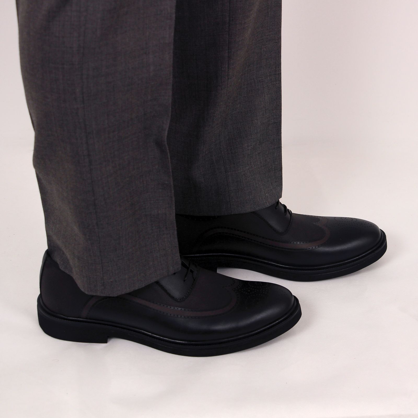 کفش مردانه چرم بارز مدل DK57 -  - 2