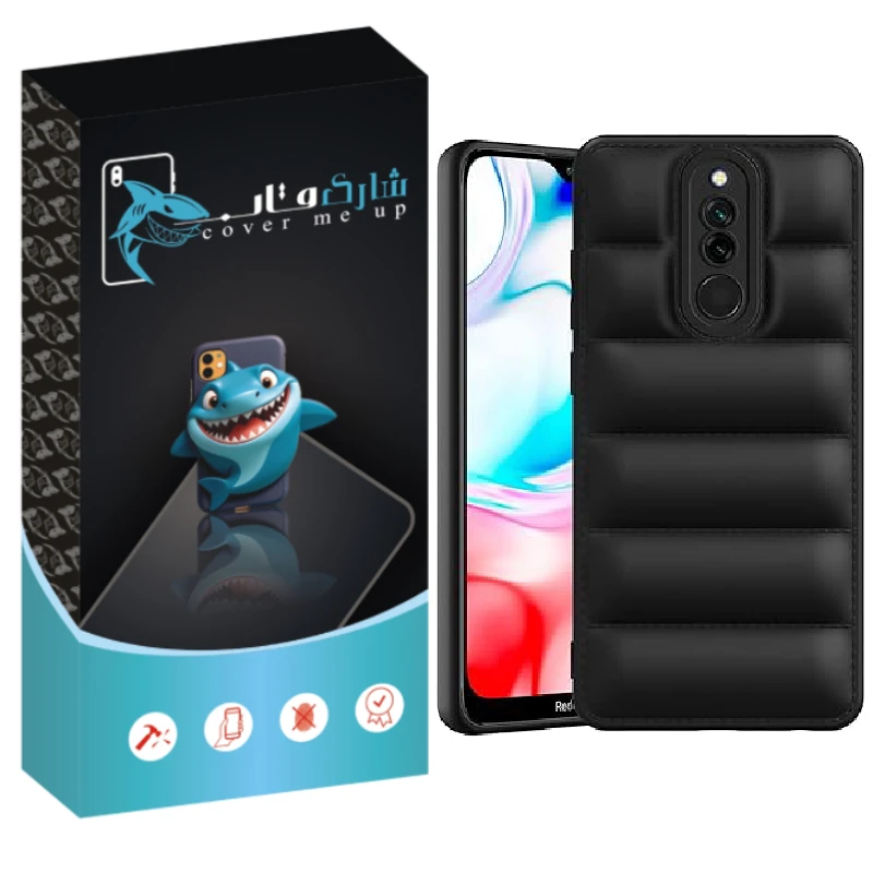 کاور شارک قاب مدل پافری مناسب برای گوشی موبایل شیائومی Redmi 8