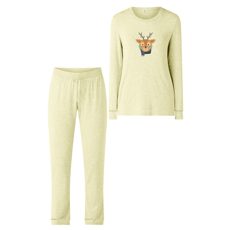 ست تی شرت و شلوار زنانه نیل کوک مدل Olive-LWZ