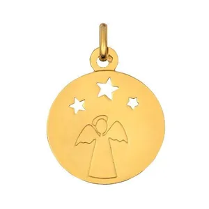 آویز گردنبند طلا 18 عیار زنانه قیراط طرح فرشته کد GH2490