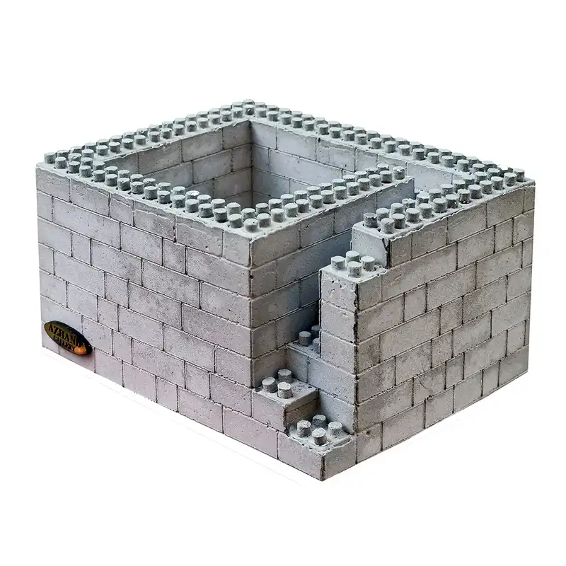 گلدان بتنی آژند گالری مدل Lego کد 02