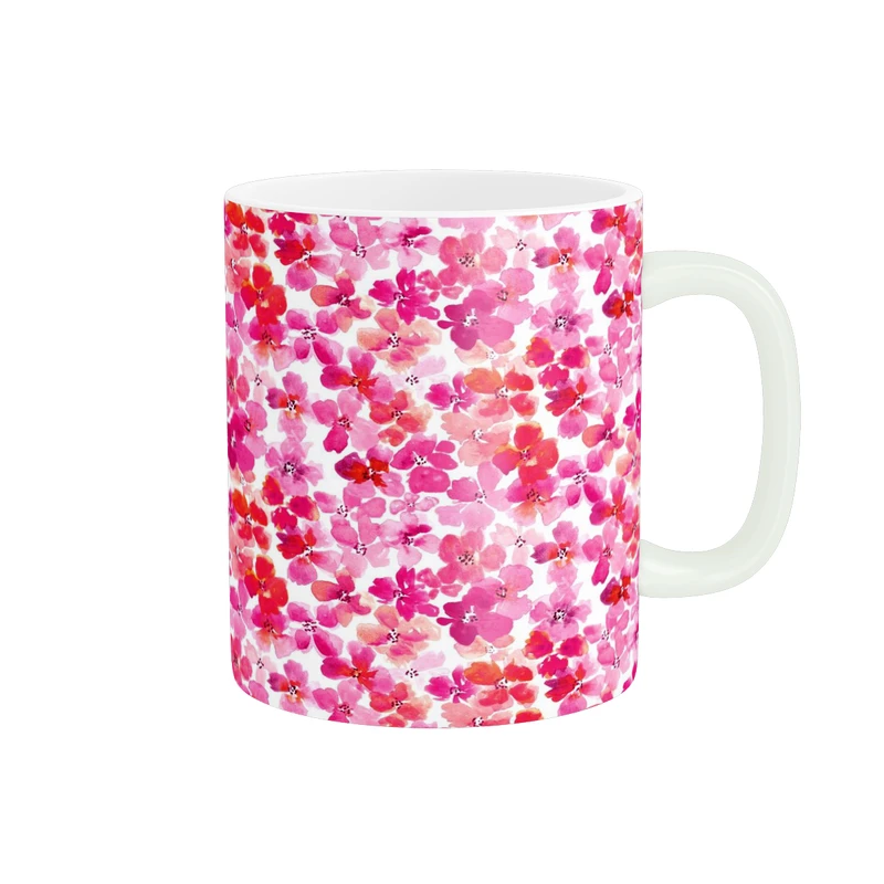 ماگ پادآفرین مدل فانتزی تابستونی طرح گل کد p9747