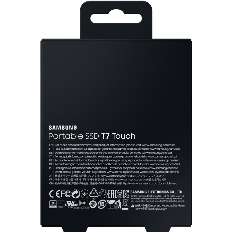 اس اس دی اکسترنال سامسونگ مدل T7 Touch ظرفیت 1 ترابایت
