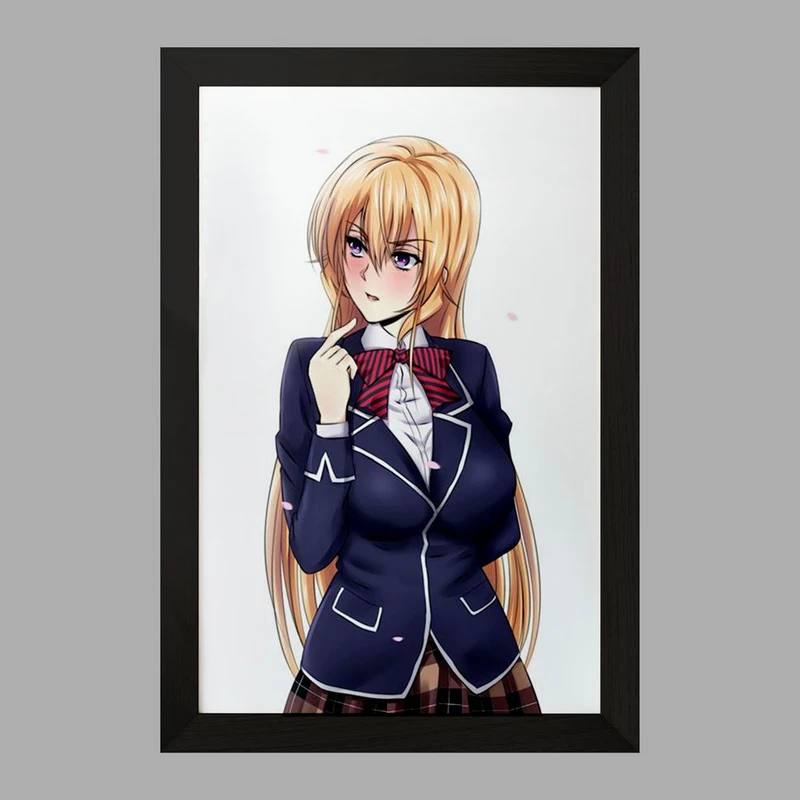 تابلو خندالو مدل ارینا انیمه جنگ غذاها Food Wars  کد 16969