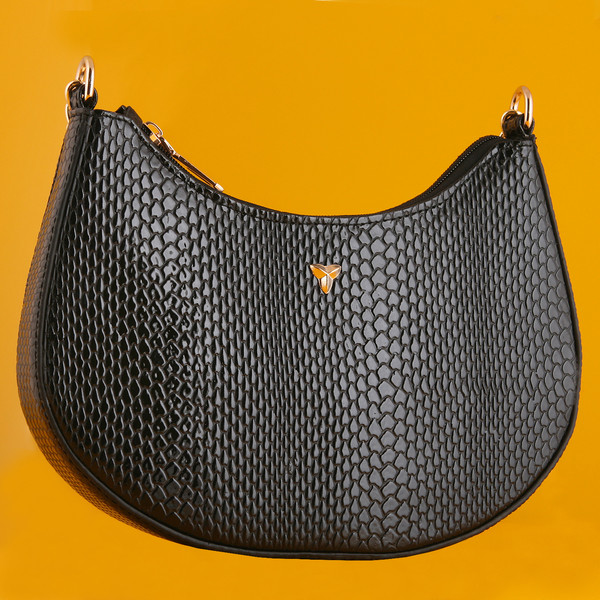 کیف دوشی زنانه چرم یلسان مدل دلسا کد 077-MRV-8
