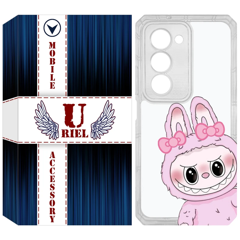 کاور یوریل مدل Clear کد 118 طرح لبوبو مناسب برای گوشی موبایل شیائومی Redmi 15 4G