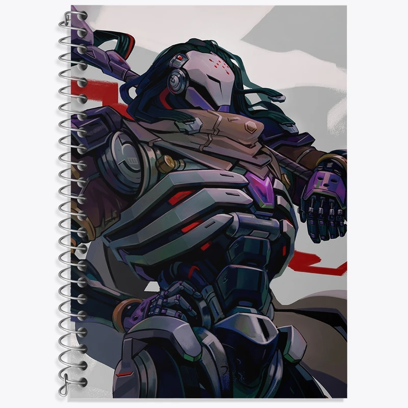 دفتر لغت 50 برگ خندالو طرح بازی اورواچ (Overwatch) کد 31636