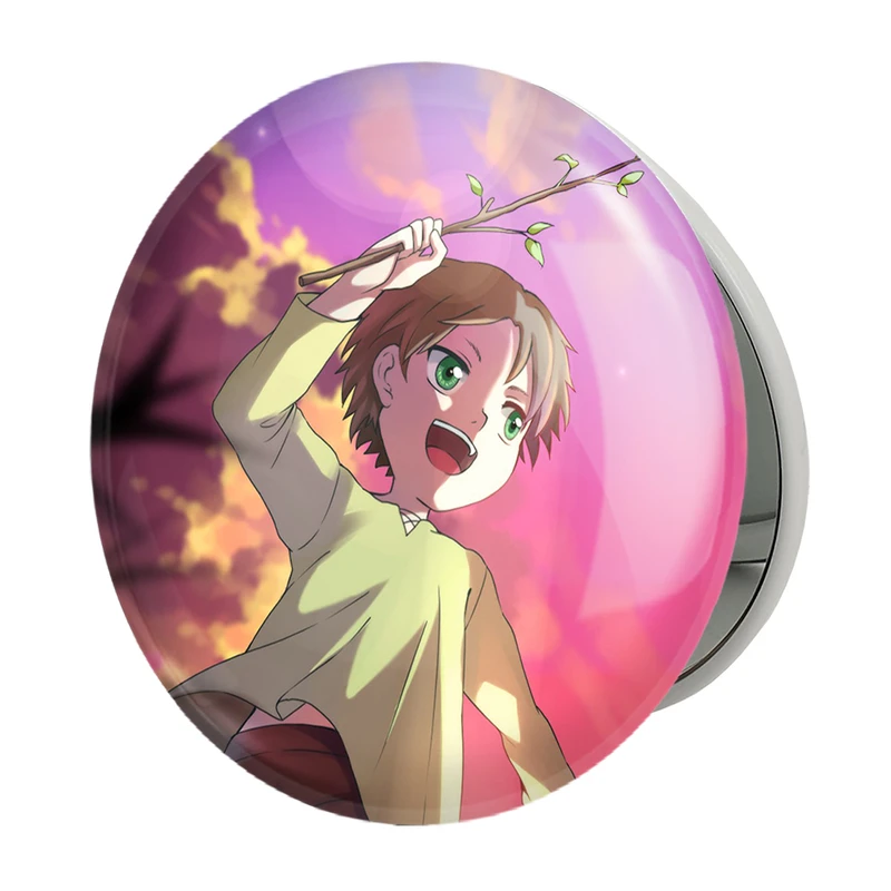 آینه جیبی خندالو طرح آرمین انیمه اتک آن تایتان Attack on Titan مدل تاشو کد 11052