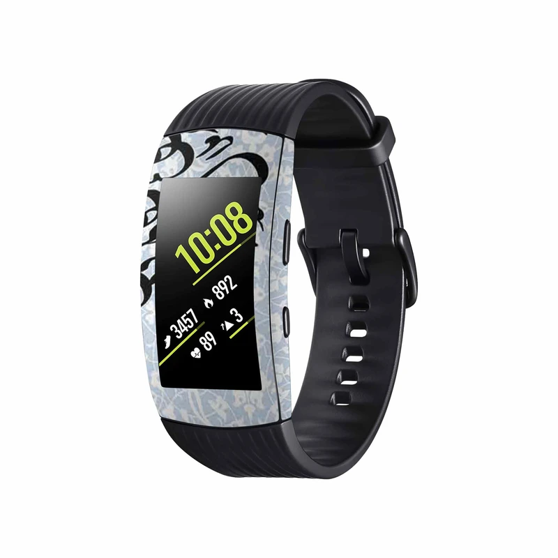 برچسب ماهوت طرح Nastaliq-4 مناسب برای ساعت هوشمند سامسونگ Galaxy Gear Fit 2 Pro