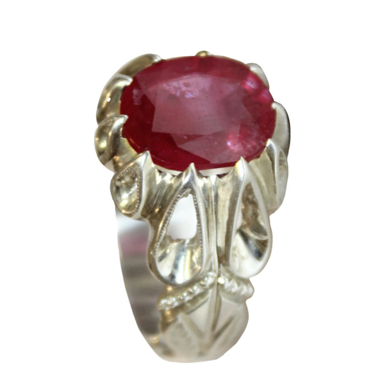 انگشتر نقره مردانه مدل یاقوت سرخ رکاب دست ساز کد KAM_004 انگشتر نقره مردانه مدل یاقوت سرخ رکاب دست ساز کد KAM_004