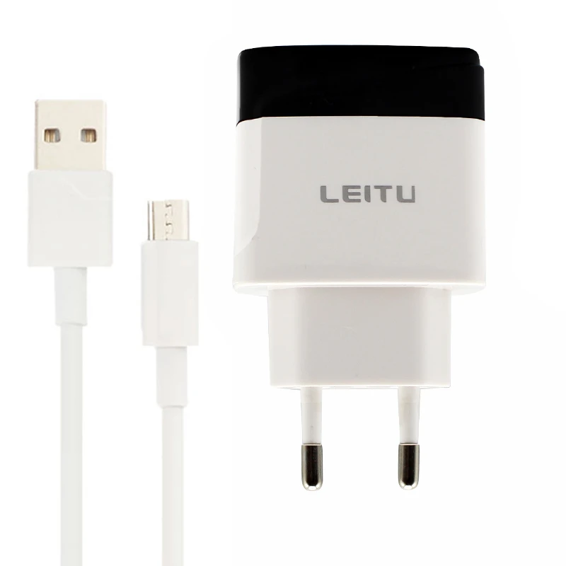 شارژر دیواری لیتو مدل LH -8 به همراه کابل تبدیل MicroUSB