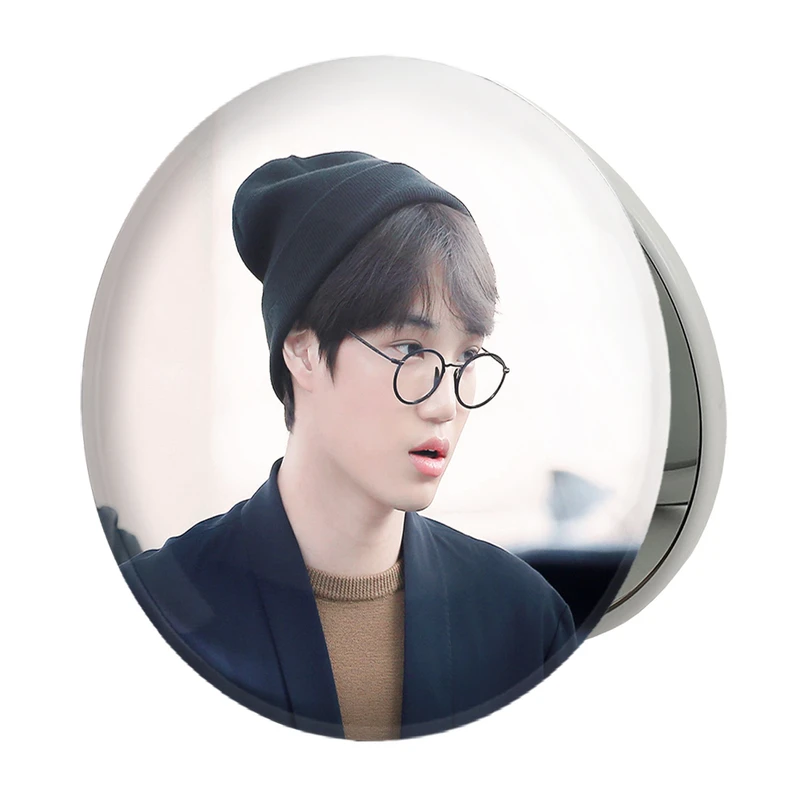 آینه جیبی خندالو طرح کای گروه اکسو EXO مدل تاشو کد 13401 