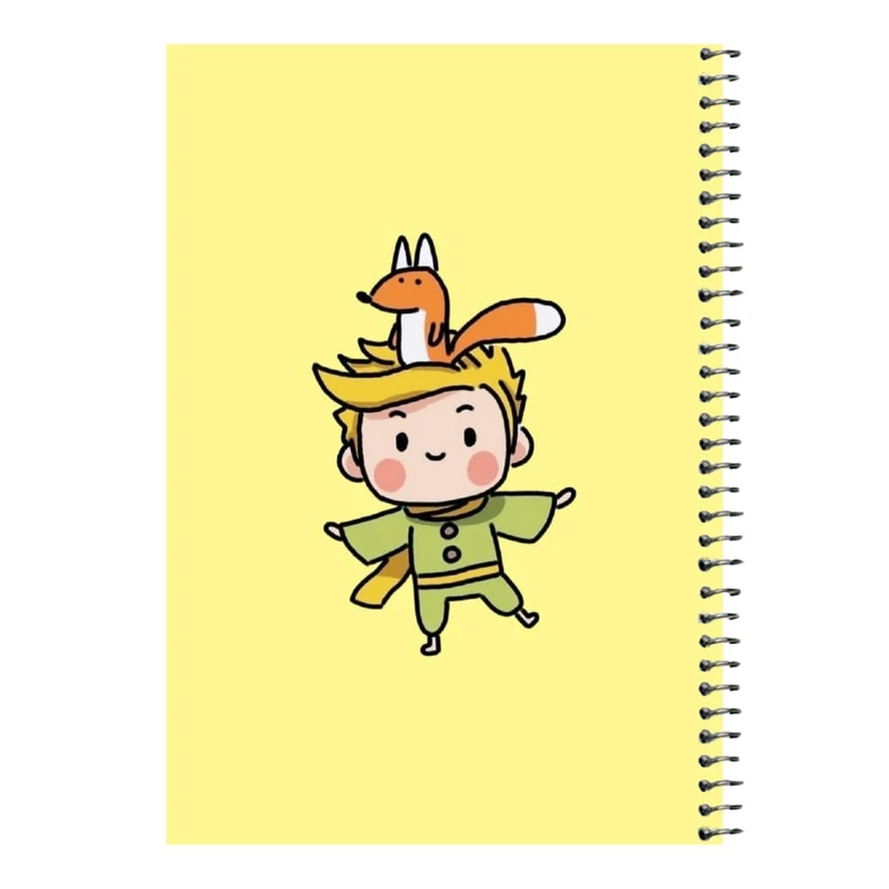 دفتر مشق 80 برگ اس جی مدل شازده کوچولو و روباه  
