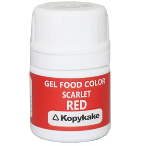 رنگ ژله ای خوراکی قرمز اسکارلت کپی کیک -25 گرم