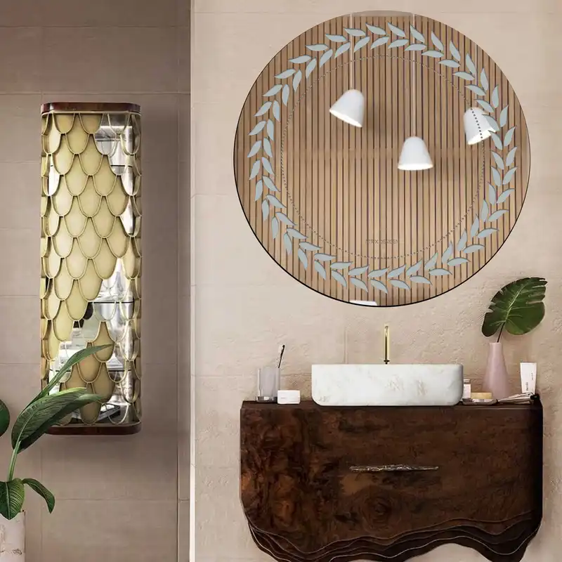 آینه آتریکس مدل بک لایت کد AM04