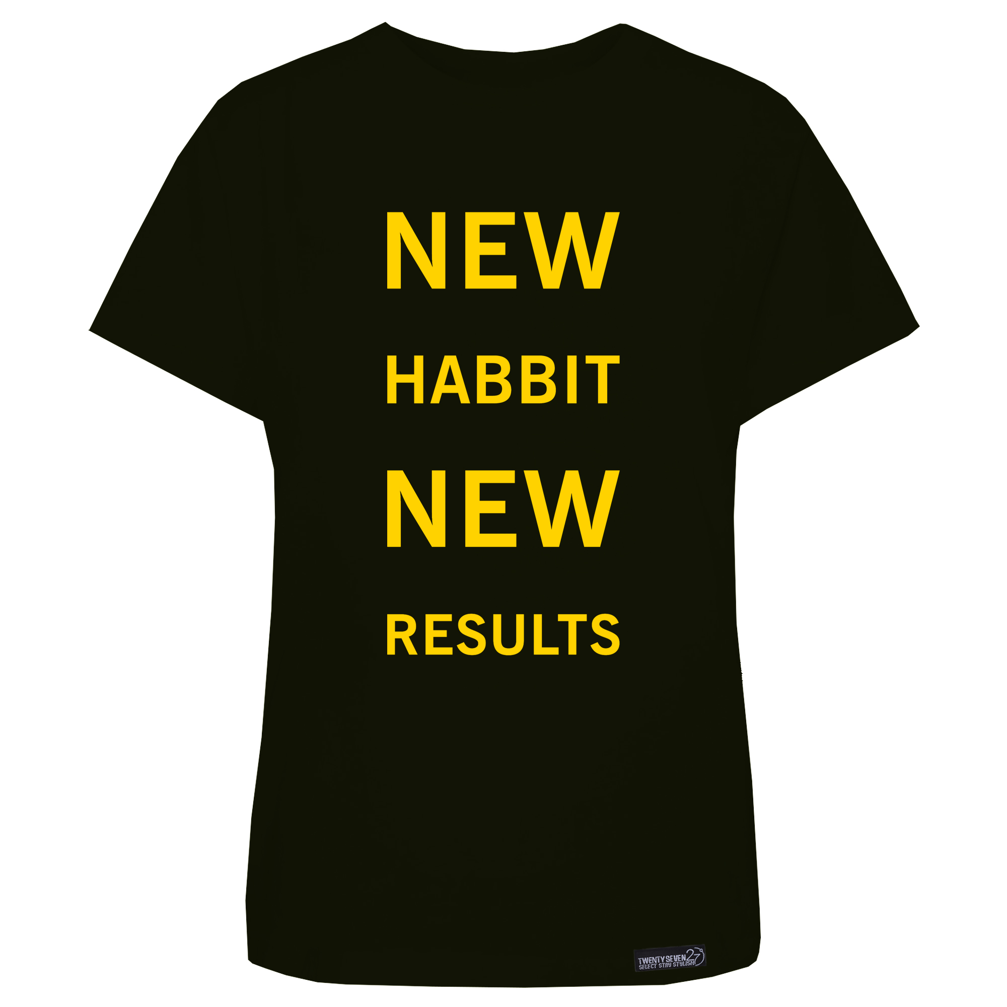 تی شرت آستین کوتاه زنانه 27 مدل New Habbit کد MH1537