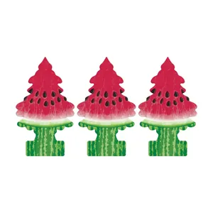 خوشبوکننده خودرو لیتل تریس مدل Trees رایحه WATERMELON بسته 3 عددی