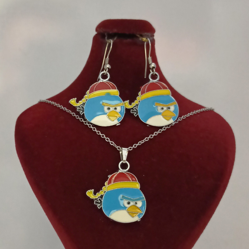 نیم ست دخترانه سلین کالا مدل پرندگان خشمگین ce-nimba14