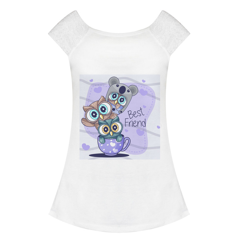 تی شرت زنانه مدل ST0005-110019