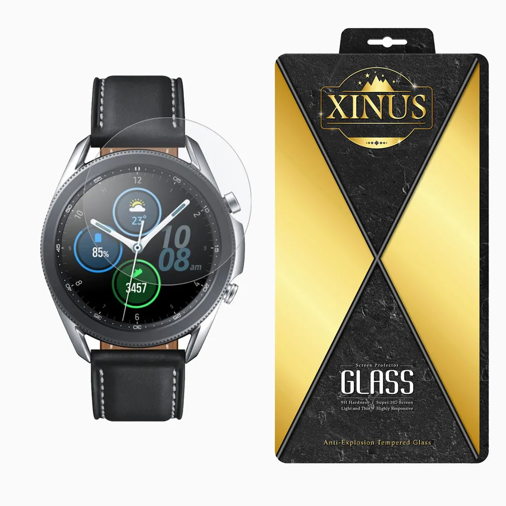 محافظ صفحه نمایش ژینوس مدل XSP مناسب برای ساعت هوشمند سامسونگ Galaxy Watch3