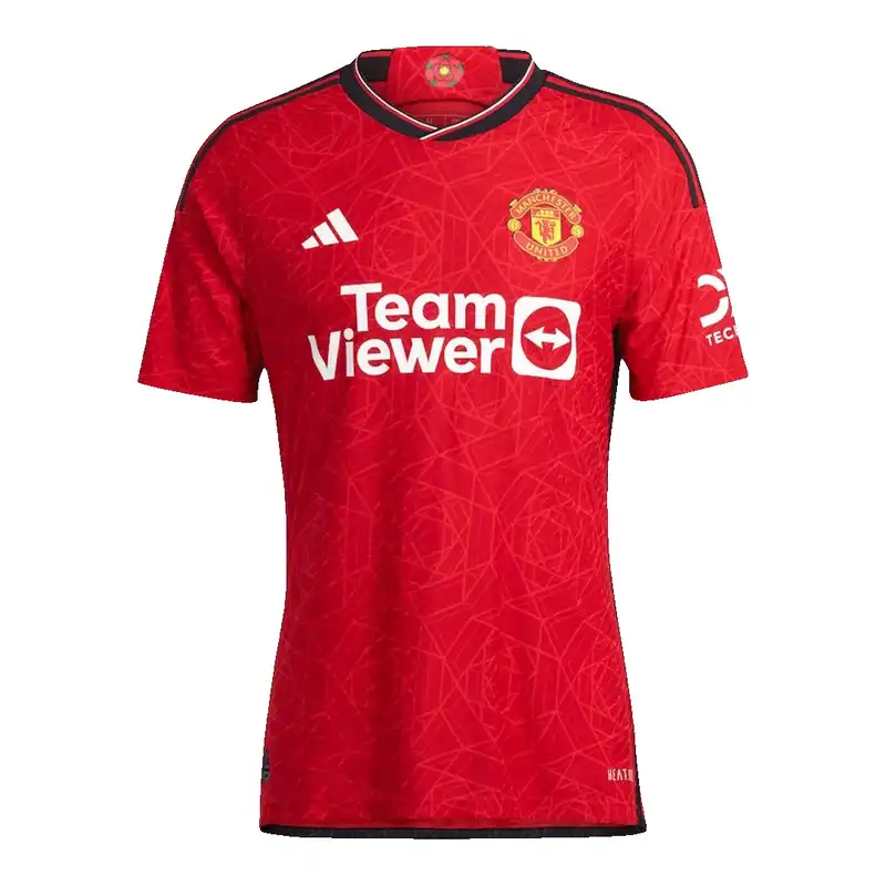 ست تی شرت و شلوارک ورزشی مردانه مدل منچستر یونایتد کد Home 2024