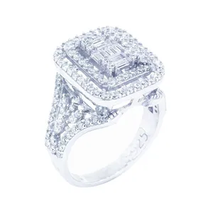 انگشتر نقره زنانه مدل comin-javaher-002