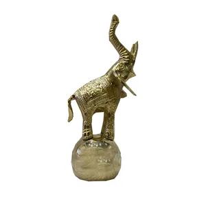 مجسمه برنجی طرح فیل کد 6